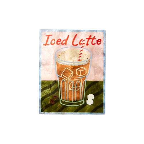 BARISTA WALL ART ICED LATTE