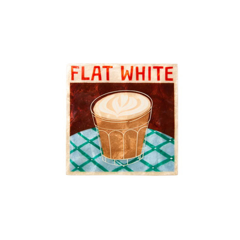 Barista Wall Art Flat White