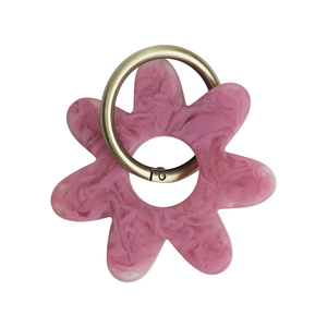 Whitney Key Ring - Fuchsia