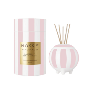 Ceramic Diffuser 350ml - Raspberry, Honey & Musk