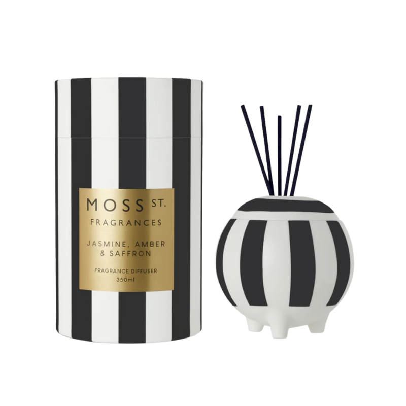 Ceramic Diffuser 350ml - Jasmine, Amber & Saffron