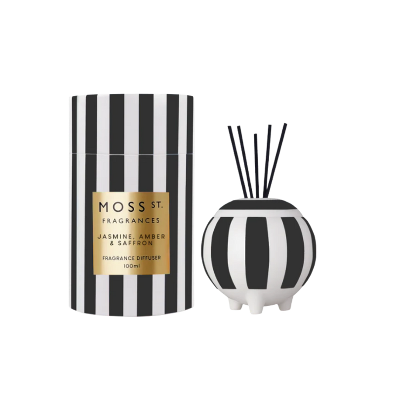 Ceramic Diffuser 100ml - Jasmine, Amber & Saffron