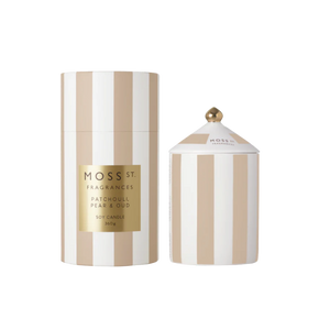 Ceramic Candle 360g - Patchouli, Pear & Oud