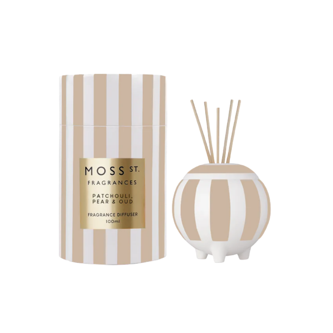 Ceramic Diffuser 100ml - Patchouli, Pear & Oud