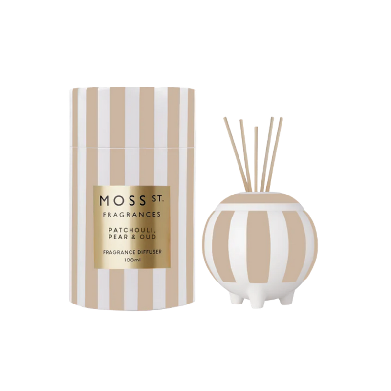 Ceramic Diffuser 100ml - Patchouli, Pear & Oud
