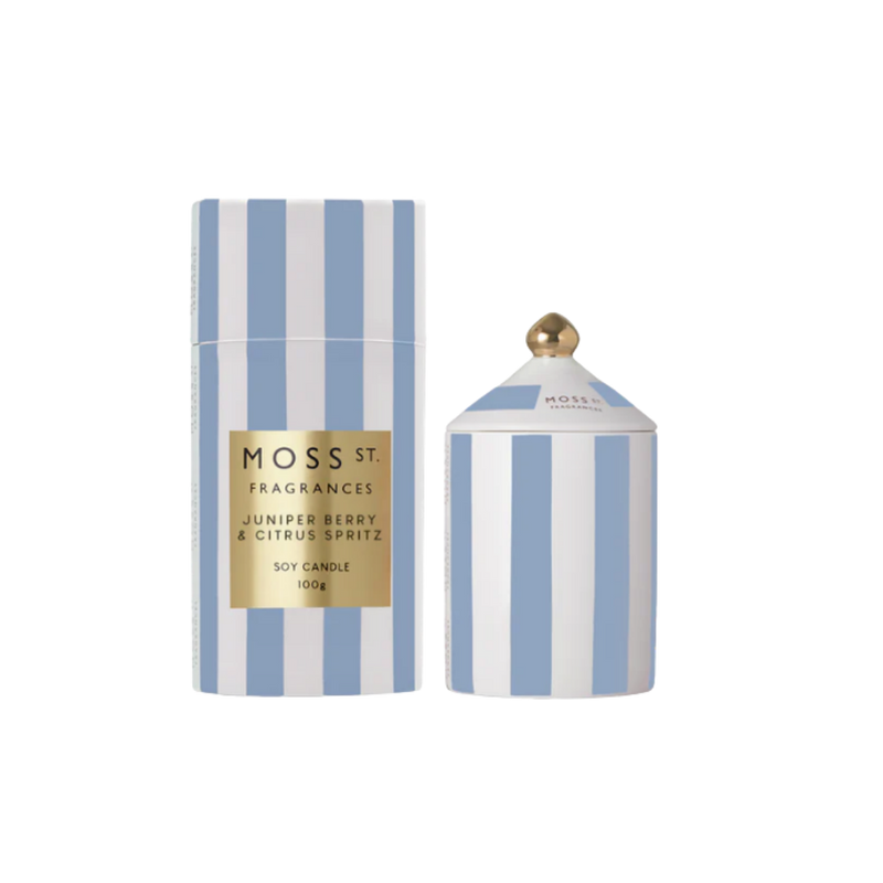 Ceramic Candle 100g - Juniper Berry & Citrus Spritz