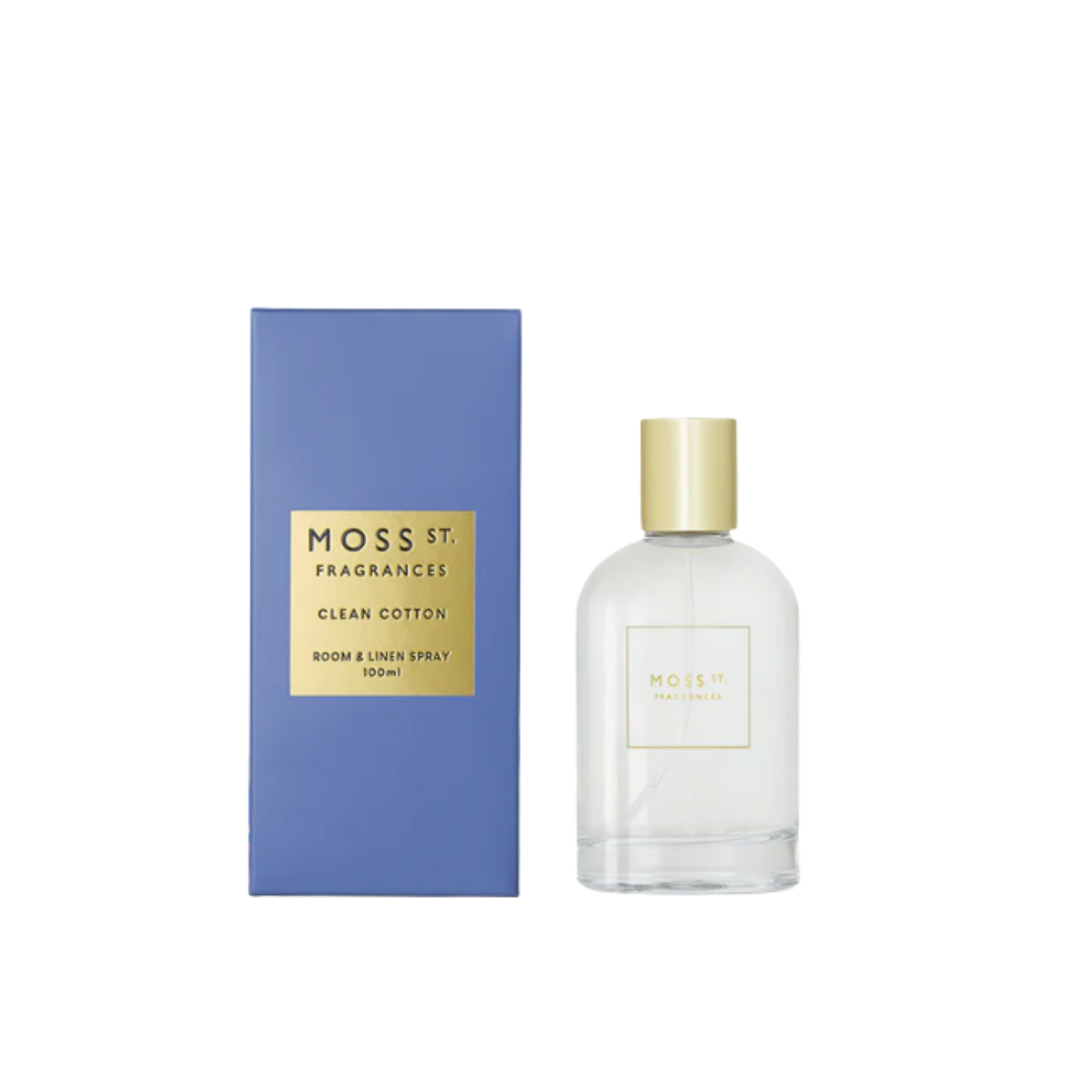 Room & Linen Spray 100ml - Clean Cotton