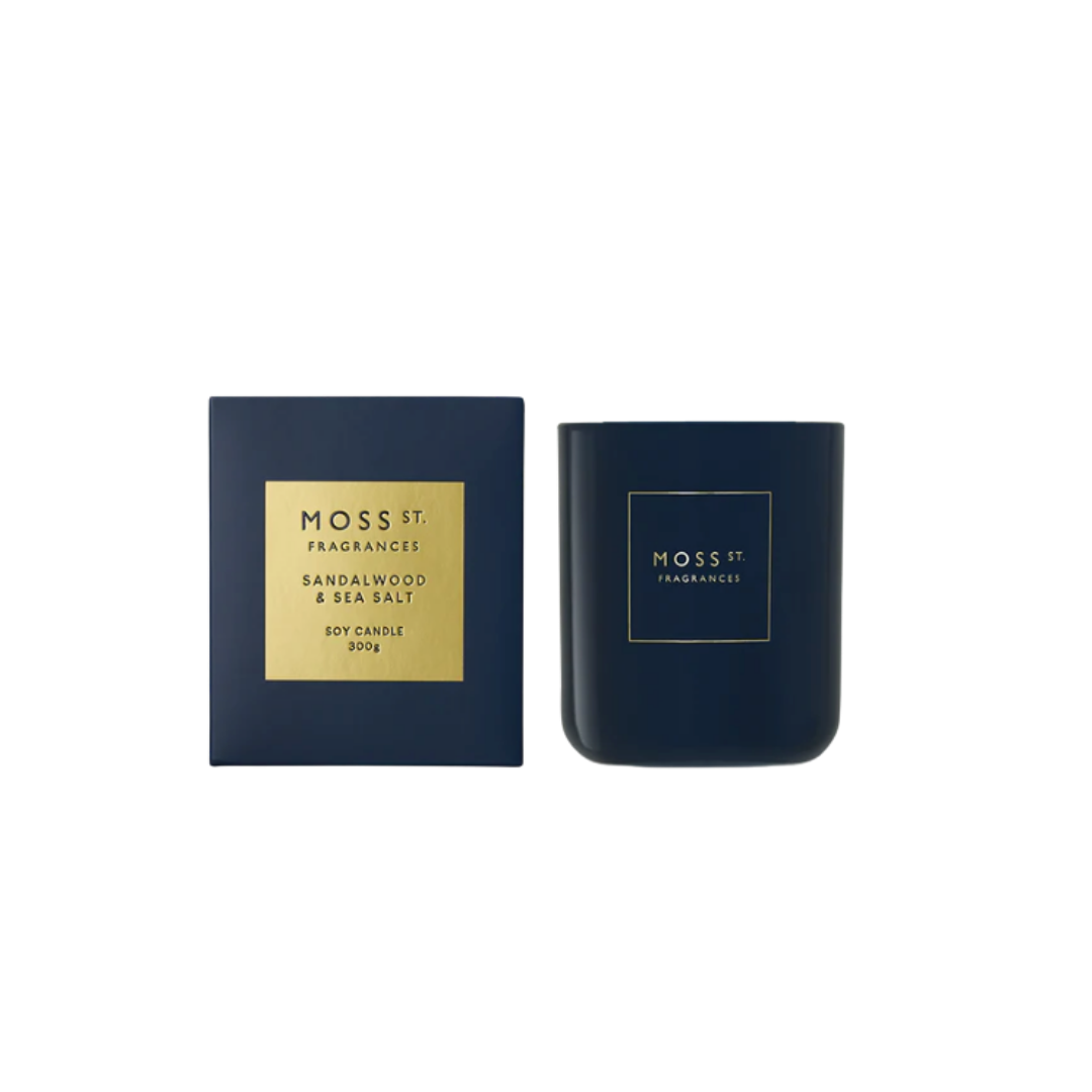 Soy Candle 300g - Sandalwood & Sea Salt