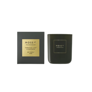 Soy Candle 300g - Tobacco Leaf & Saffron