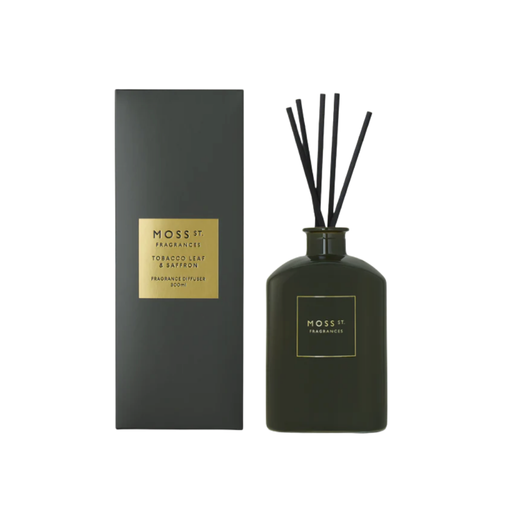 Fragrance Diffuser 300ml - Tobacco Leaf & Saffron