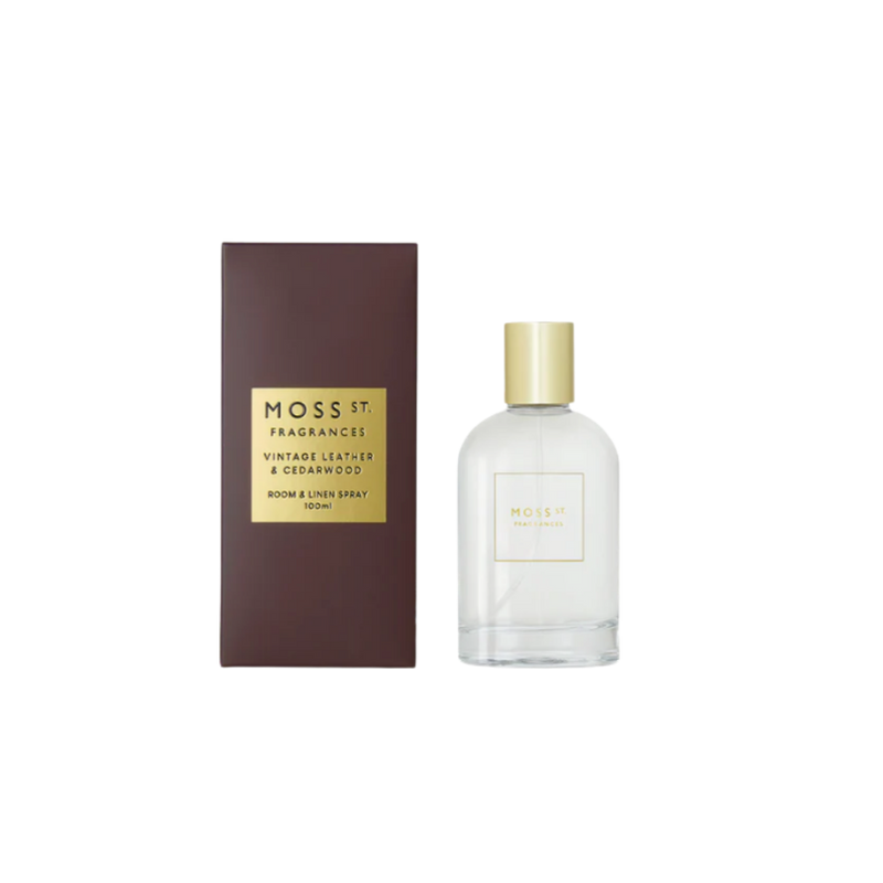 Room & Linen Spray 100ml - Vintage Leather & Cedarwood
