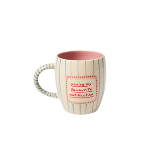 LOVE NOTES MUG - NOTIFICATION