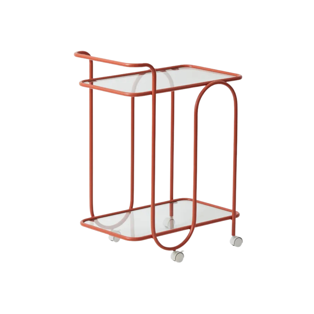 Trinity Metal Bar Cart