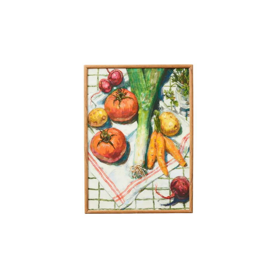 Salsa Framed Glass Print Assorted