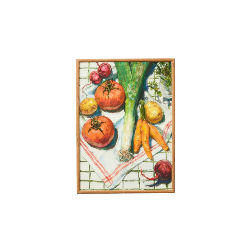 Salsa Framed Glass Print Assorted