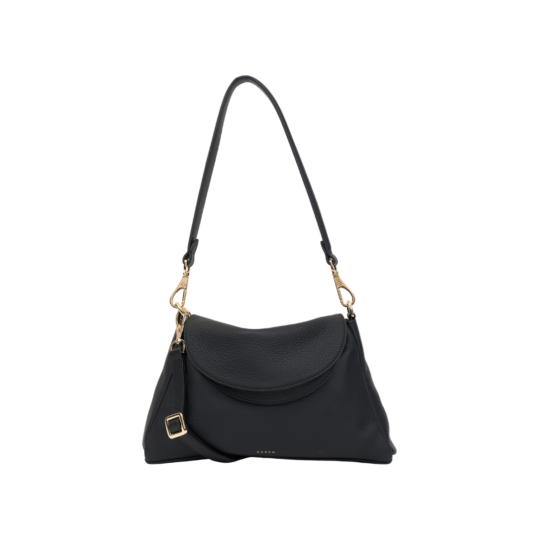 Beckett Shoulder Bag - Black Luxe