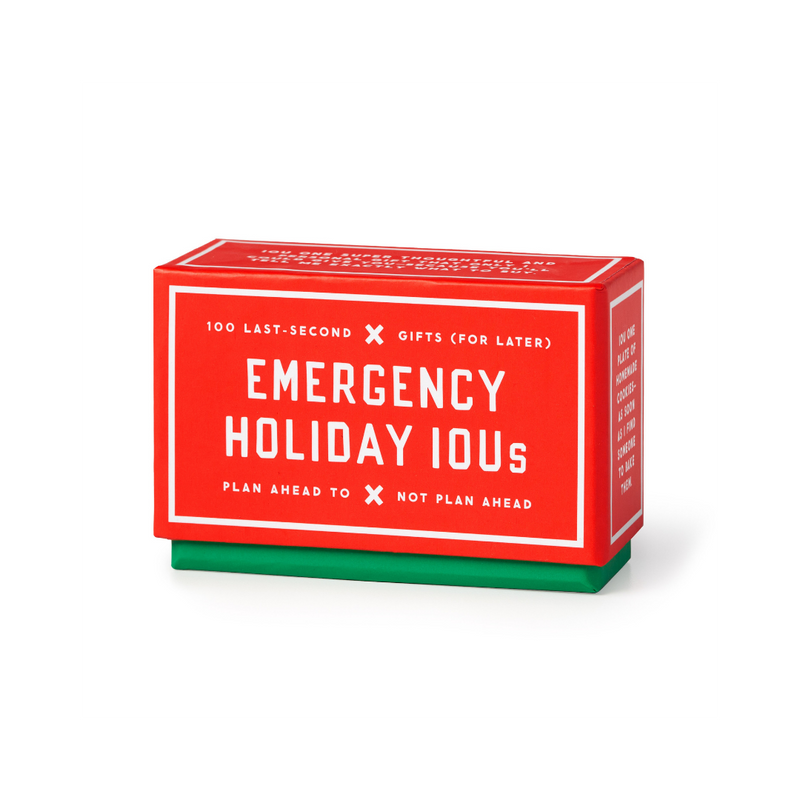 Emergency Holiday IOUs Card Set