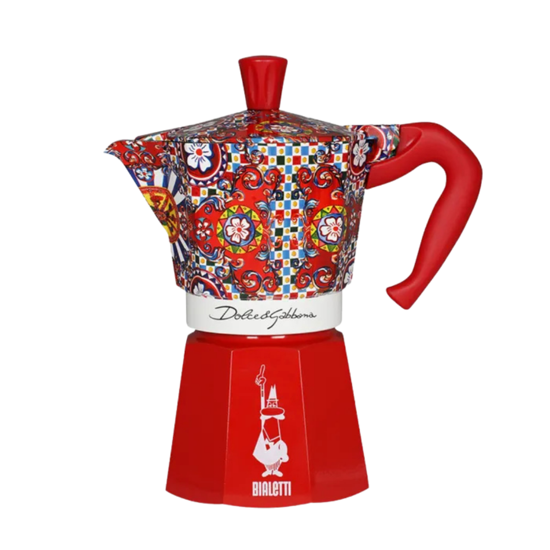 Bialetti Dolce&Gabbana Moka Express 6 Cup Sicilian Cart