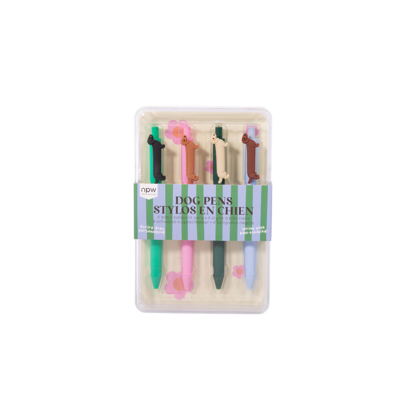 Dog Icon Pens - Set of 4