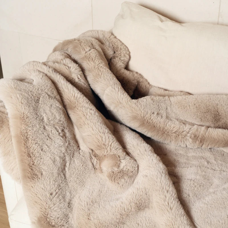 Vegan Fur Throw - Big Bear
