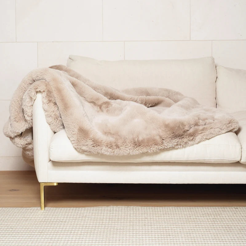 Vegan Fur Throw - Big Bear