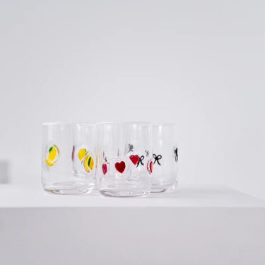 Icon Glass - Set of 4 (Mixed)