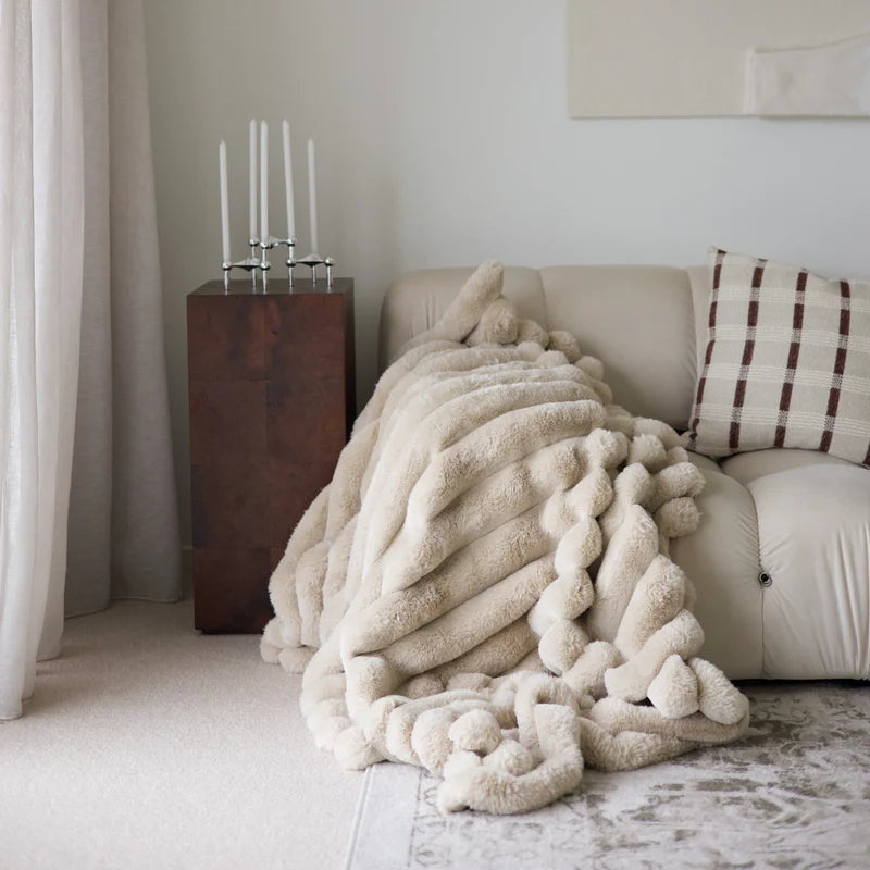 Benni Vegan Fur Throw