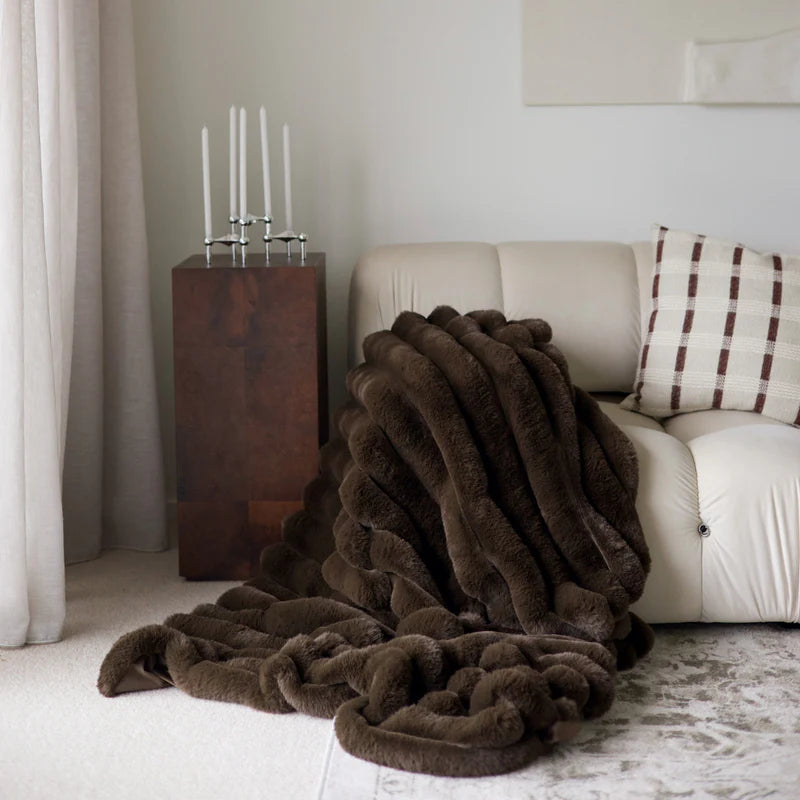 Benni Vegan Fur Throw