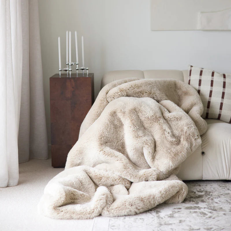 Vegan Fur Throw - Big Bear