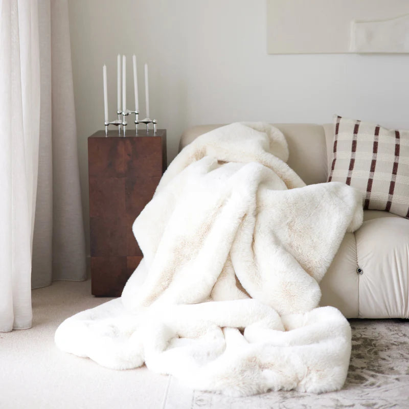 Vegan Fur Throw - Big Bear