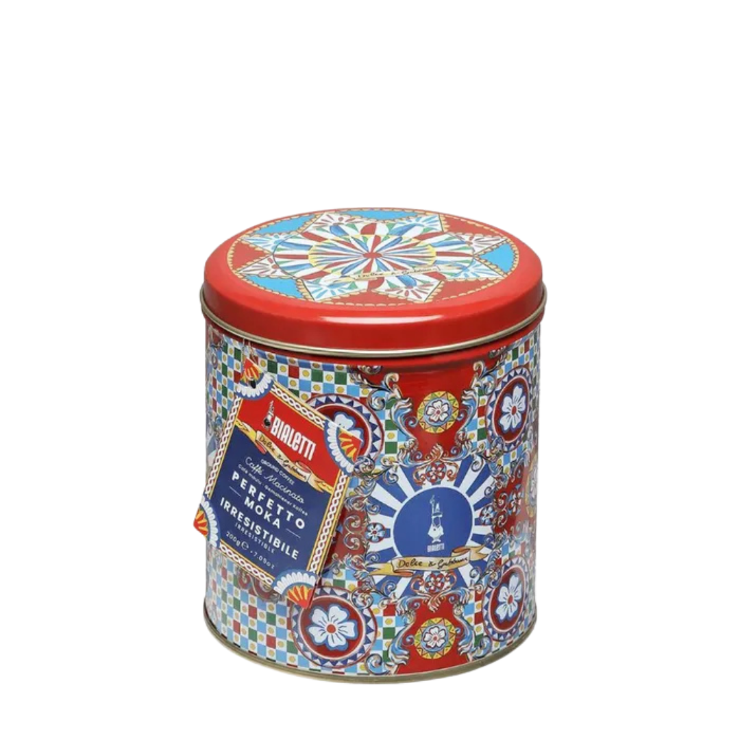 Bialetti Dolce&Gabbana Perfetto Moka Irresistibile Coffee 200g + Tin