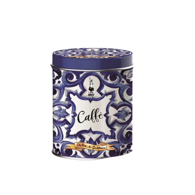 Bialetti Dolce&Gabbana Blu Med Perfetto Moka Autentico Coffee 200g + Tin