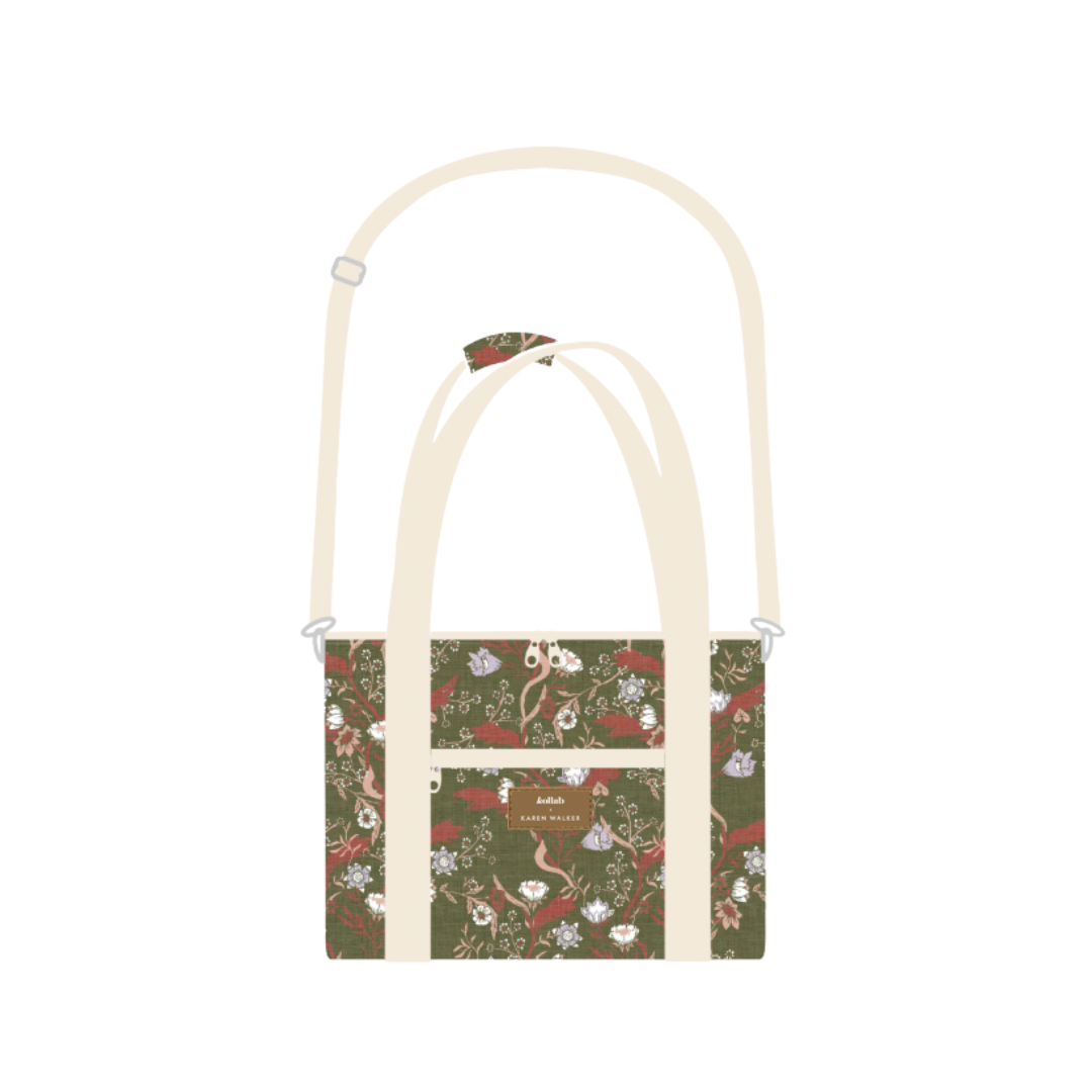 Kollab x Karen Walker Whimsy Floral Picnic Bag