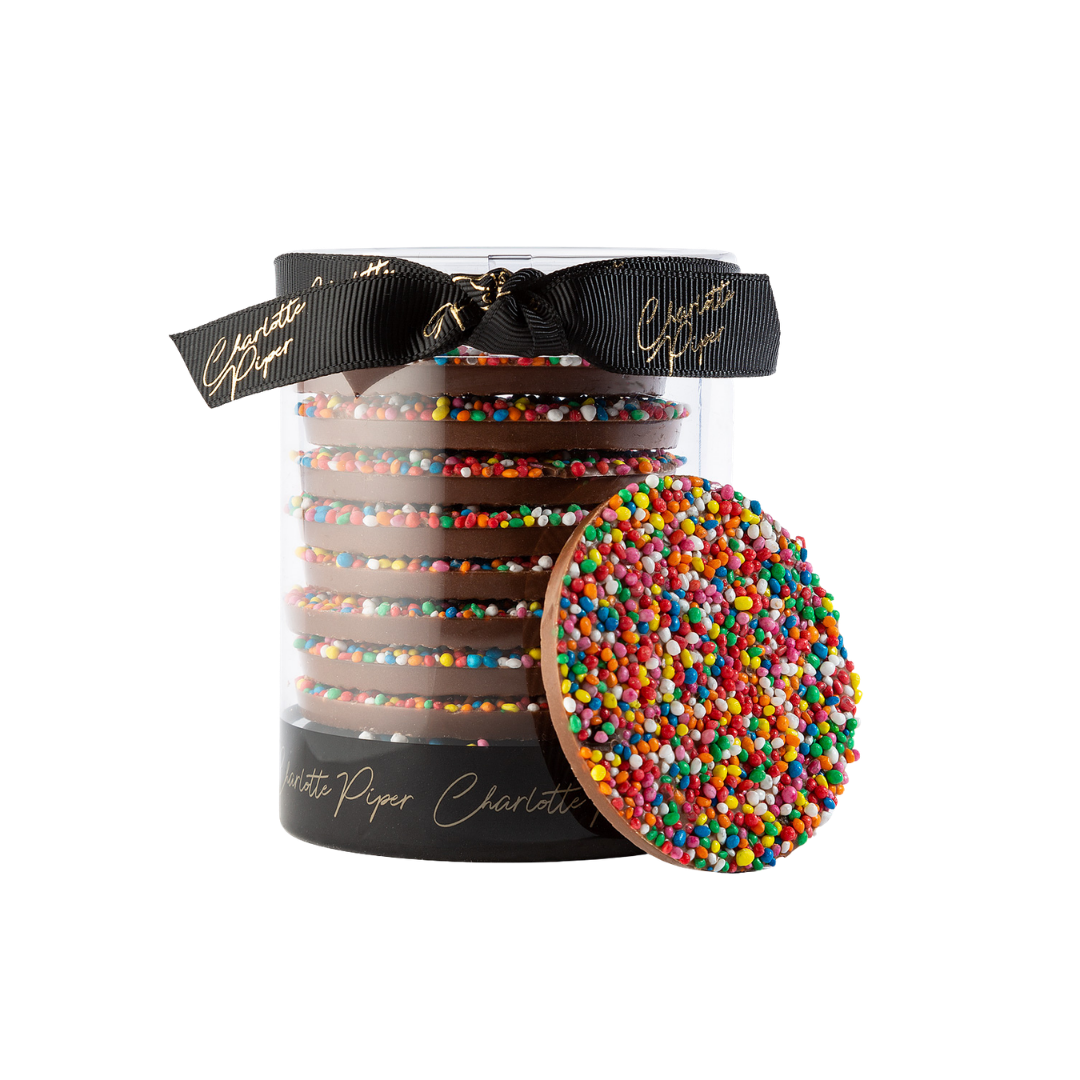 Milk Choc Sprinkle Discs