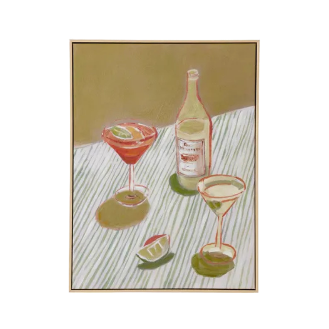 Sante Natural Frame Oil Painting
