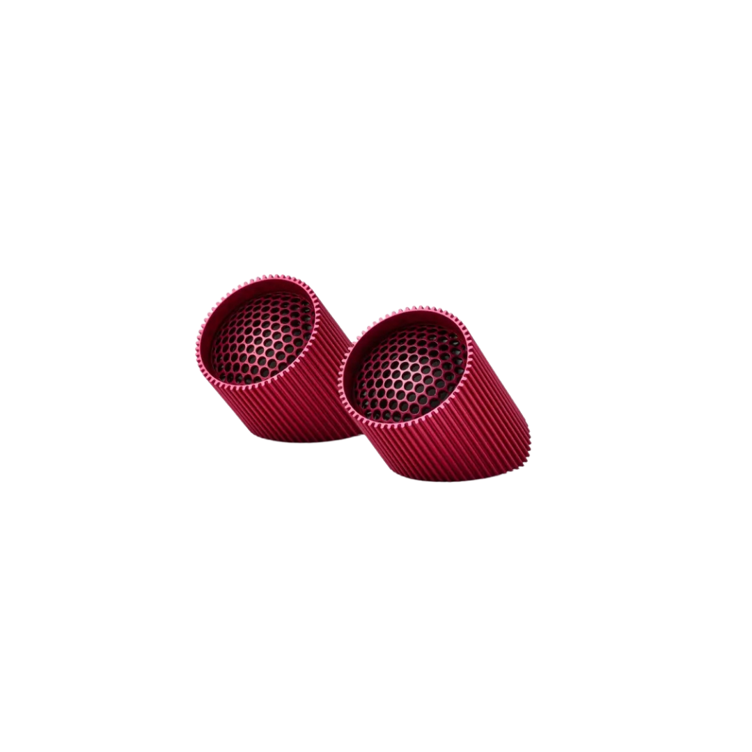 Ray-Set of Magnetic B/T Speakers - Dark Red