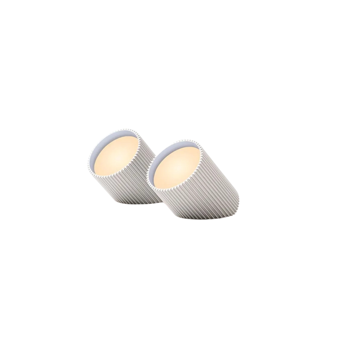 Ray Light Set of 2 LED - Raw Aluminium