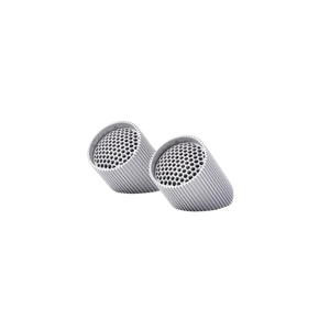 Ray-Set of Magnetic B/T Speakers - Raw Aluminium