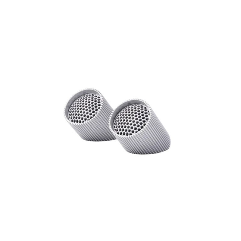 Ray-Set of Magnetic B/T Speakers - Raw Aluminium