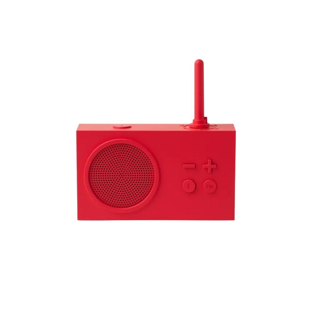 Tykho 3 BT/FM Radio/Spkr - Red