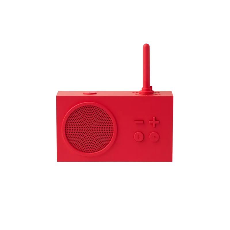 Tykho 3 BT/FM Radio/Spkr - Red