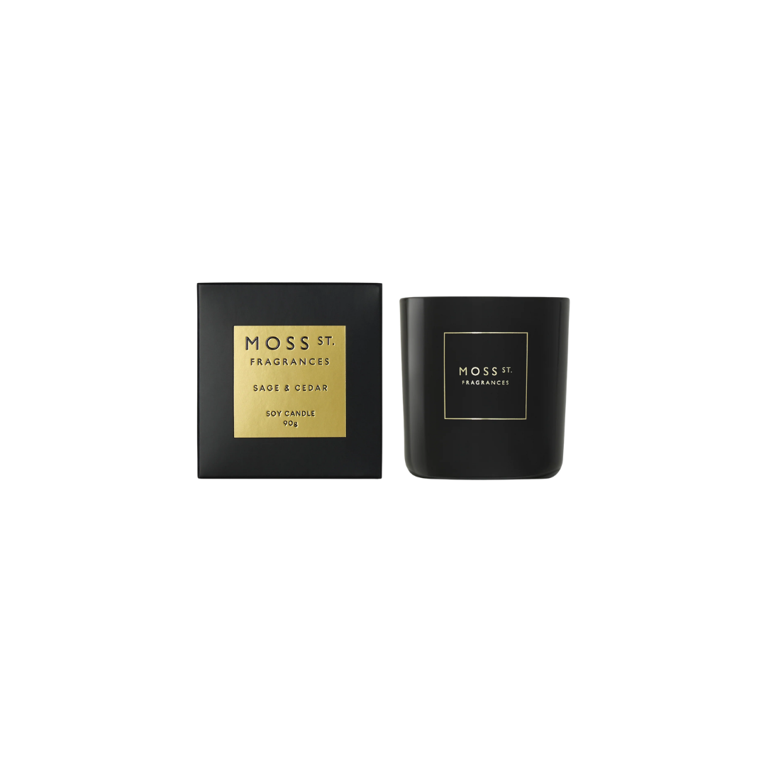 Soy Candle 90g - Sage & Cedar