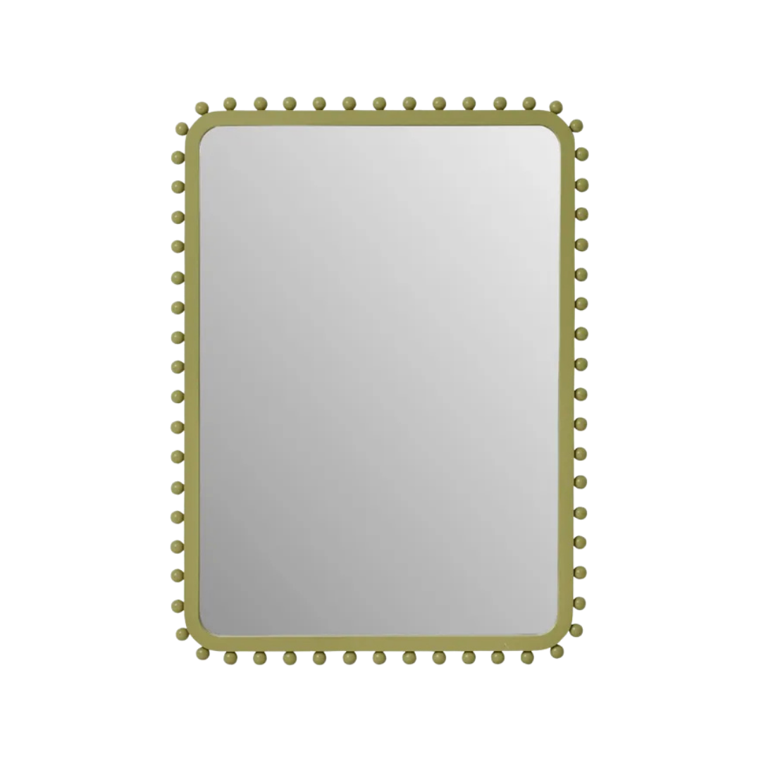 Bowen Wood Mirror Green