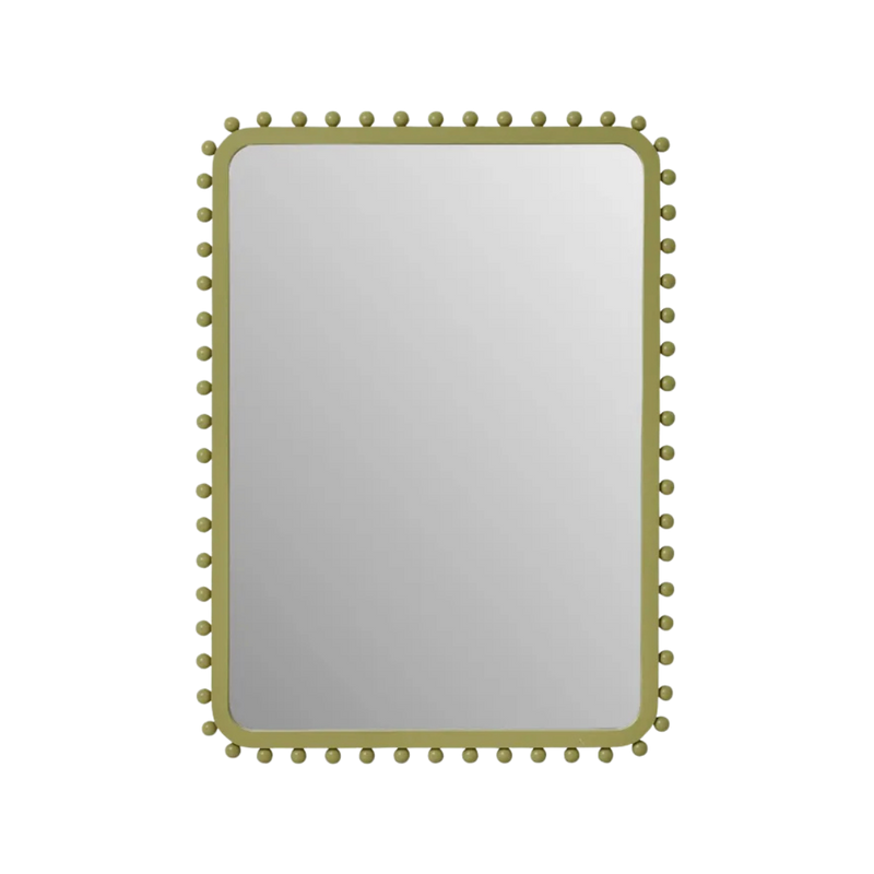 Bowen Wood Mirror Green