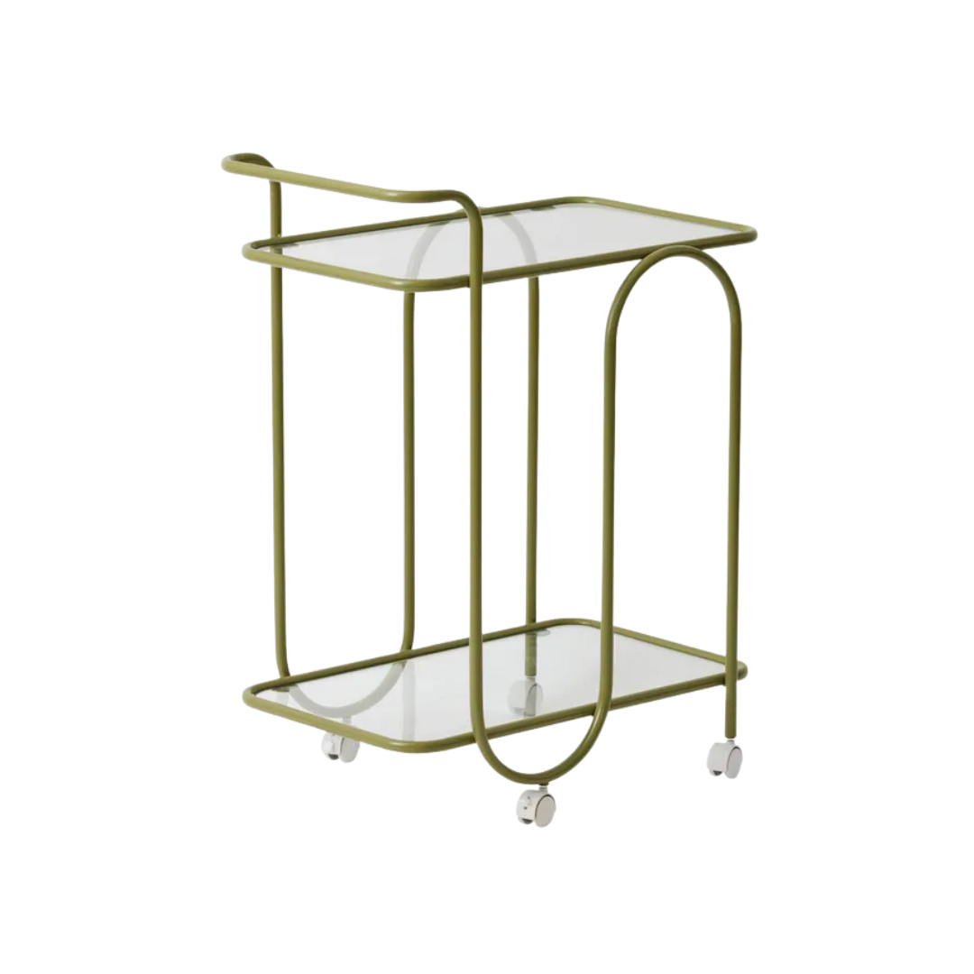 Trinity Metal Bar Cart