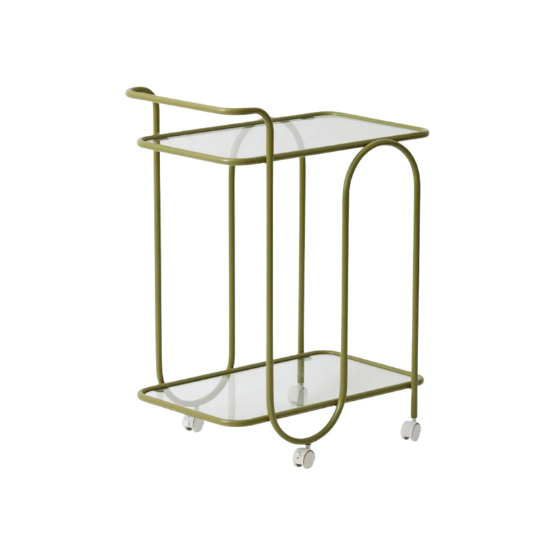 Trinity Metal Bar Cart