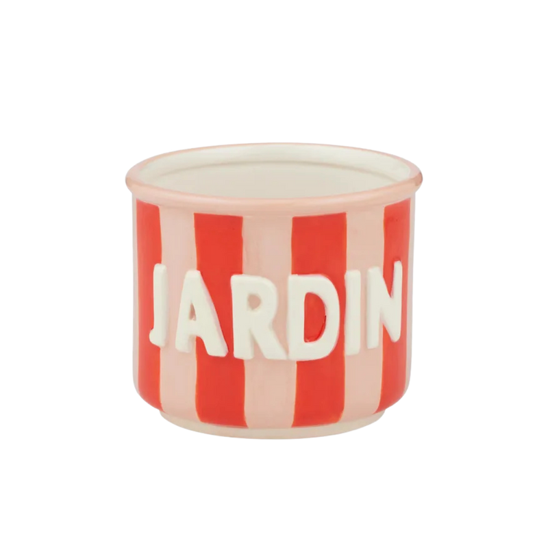 Jardin Ceramic Pot Red/Pink
