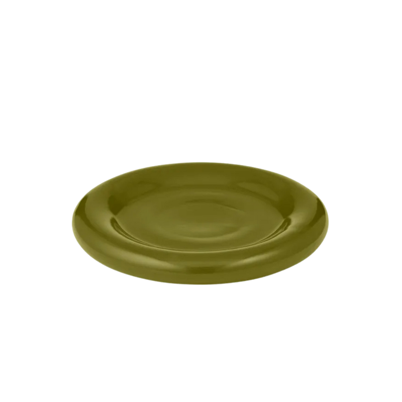 Orb Ceramic Platter 26cm Olive
