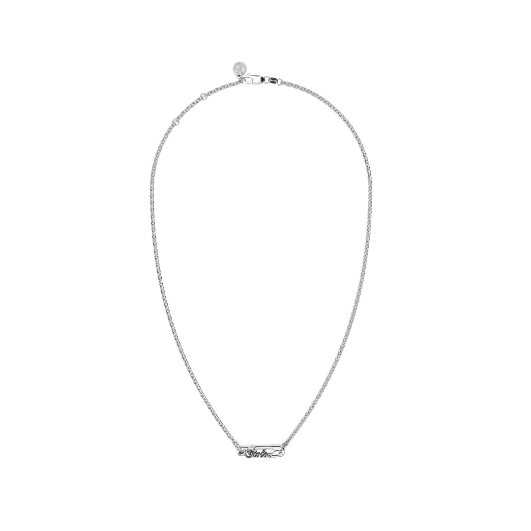 Scripted Pin Necklace