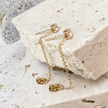 Urban Chain Stud Earrings